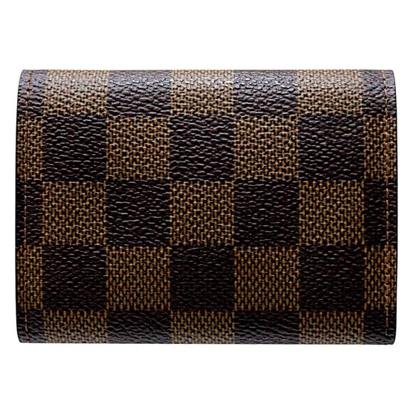 Louis Vuitton Coin Monnaie Canvas Damier Porte Wallet Plat - Picture 1 of 9